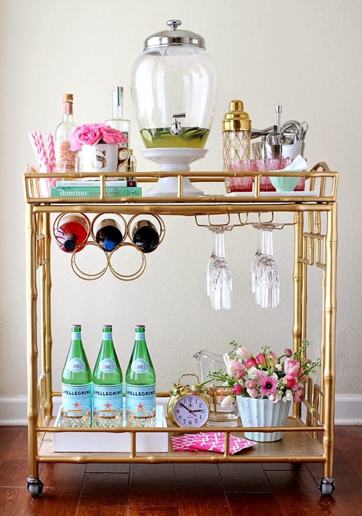 5 Tips to Design the Perfect Home Bar - Stylish Bar Cart