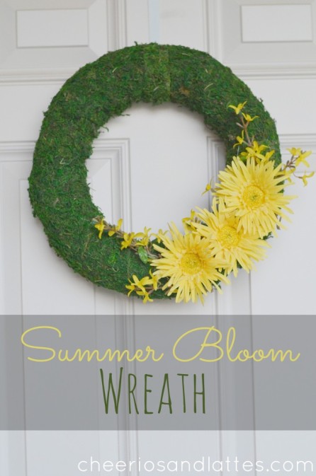 Summer DIY Roundup - Summer Bloom Wreath